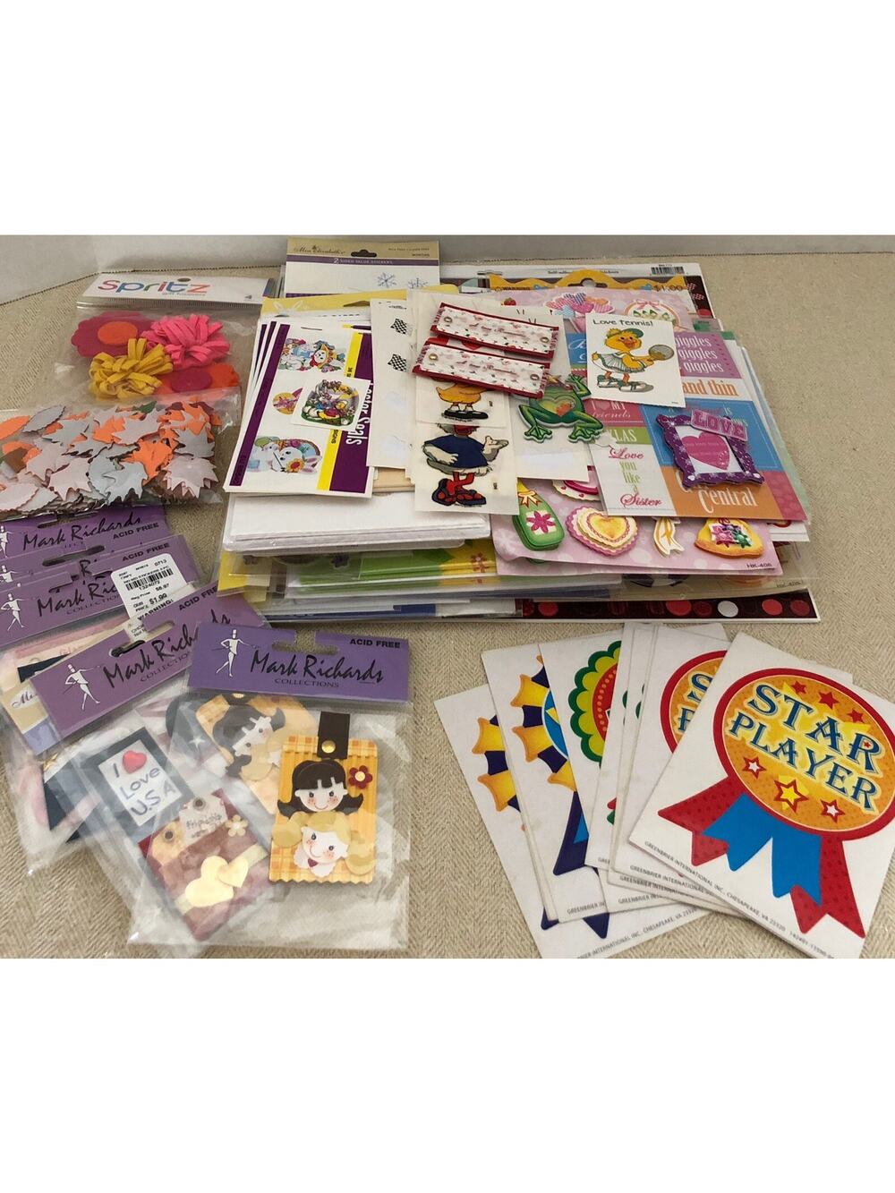 Mixed Lot Scrapbooking Crafting Stickers Holiday and All Occasions Most Unopened